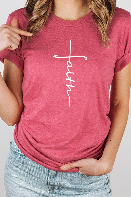 Faith Christian Easter Spring Season PLUS SIZE Tee